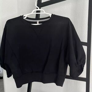 Free people fp movement dolman yoga stretch sweatshirt sleeved crop top xl gym